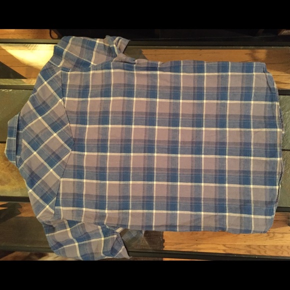 Lucky Brand Linen Western Style Shirt Small Grey - Picture 3 of 8